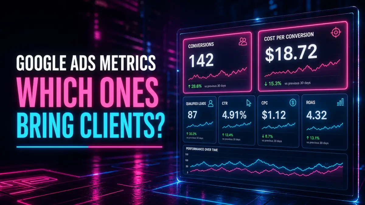 Google Ads metrics: what really matters for business results?