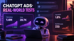 Real-world ChatGPT Ads tests and results in 2026 – AdwayCreative analysis